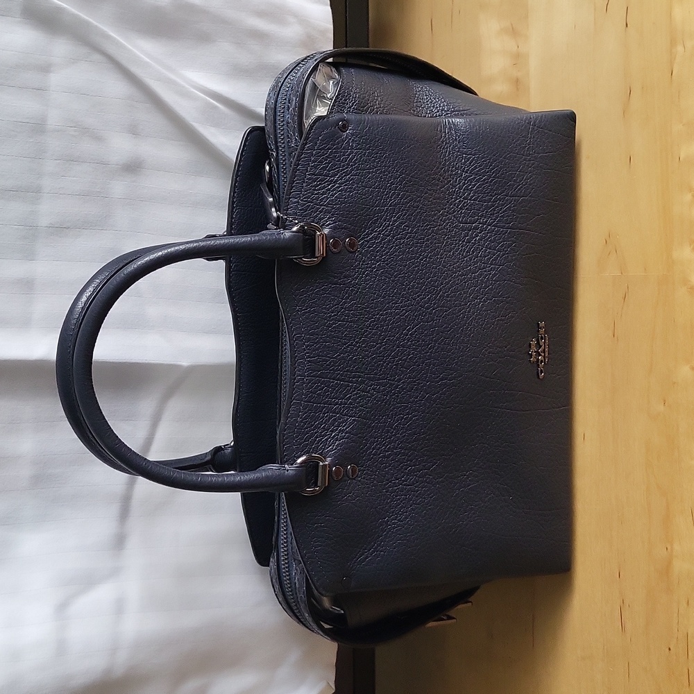 Coach Drew Satchel with Snakeskin detail